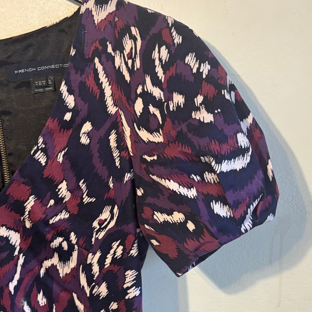 French Connection Vibrant Patterned Midi Dress - image 4